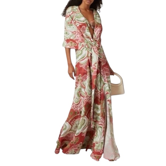Andrea Iyamah Dresses & Skirts - Andrea Iyamah Gamba Abstract Mushroom Robe/Dress One Size NWT